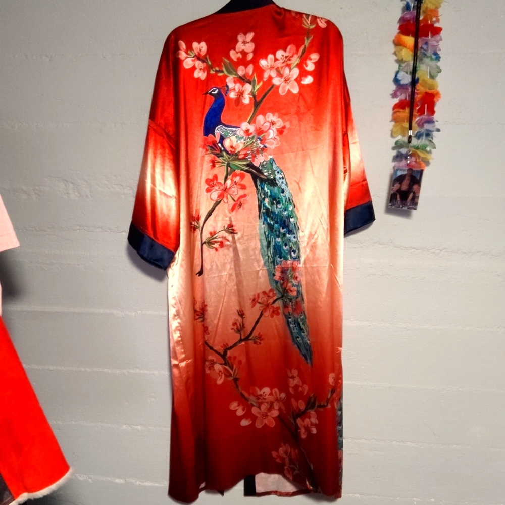 Peacock Robe from Zulily